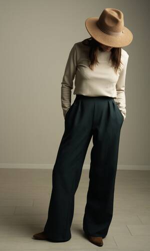 Pantalone Gregorio verde bosco
