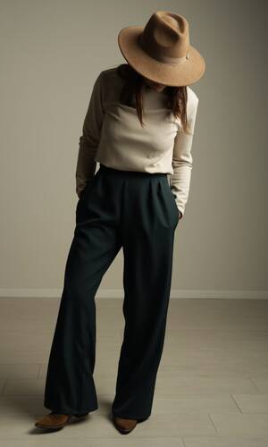 Pantalone Gregorio verde bosco