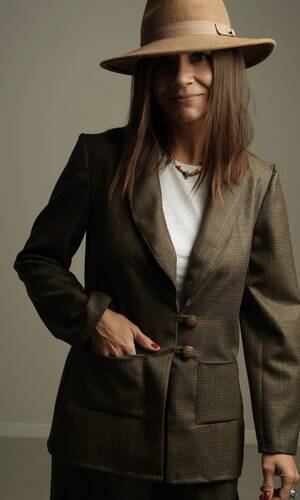 Giacca Nina tartan