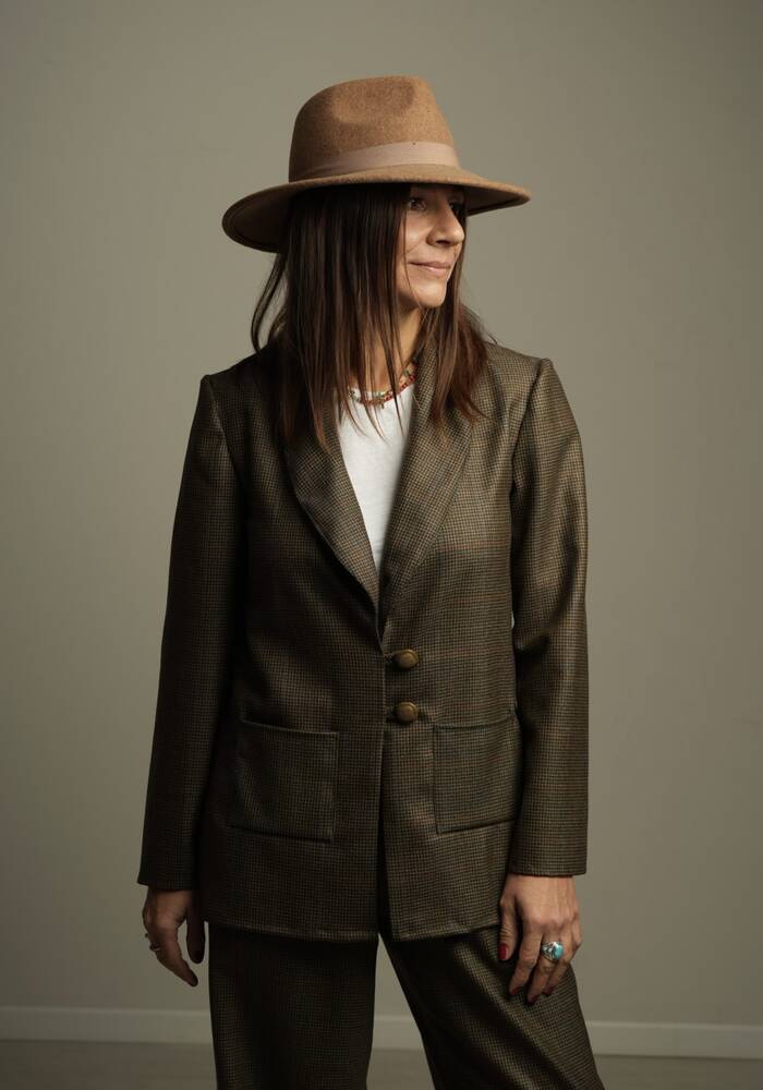 Giacca Nina tartan 