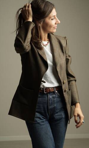 Giacca Nina tartan